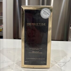 HERMETISE PROFESSIONAL COLLAGEN & VITAMIN C FACIAL SERUM-1.7 oz/50 ml-NEW-SEALED